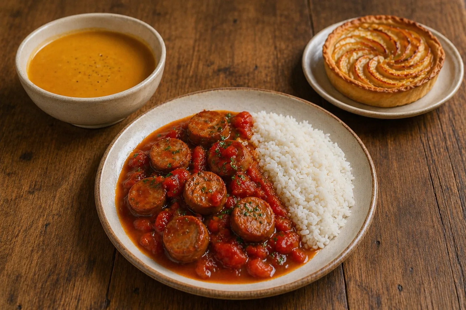 Repas groupe au gîte