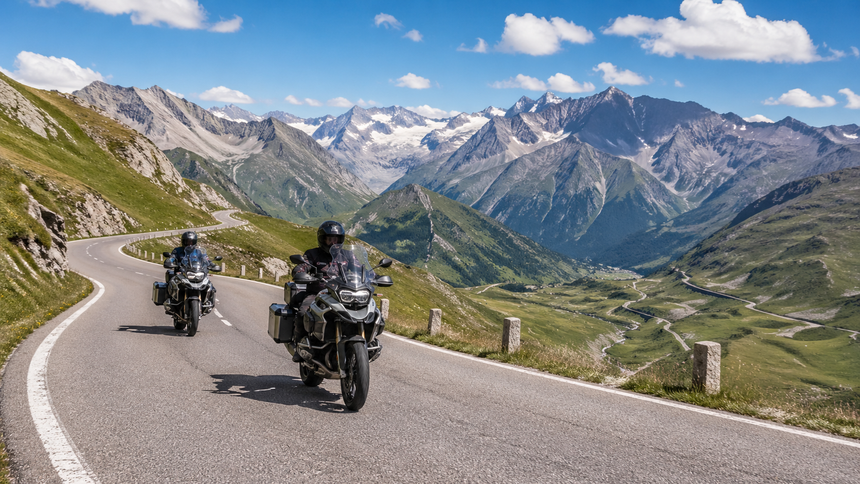 Motards et routes du Haut Verdon
